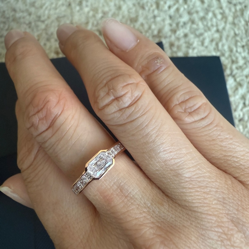 Monaco Rose Gold Ring size 50
